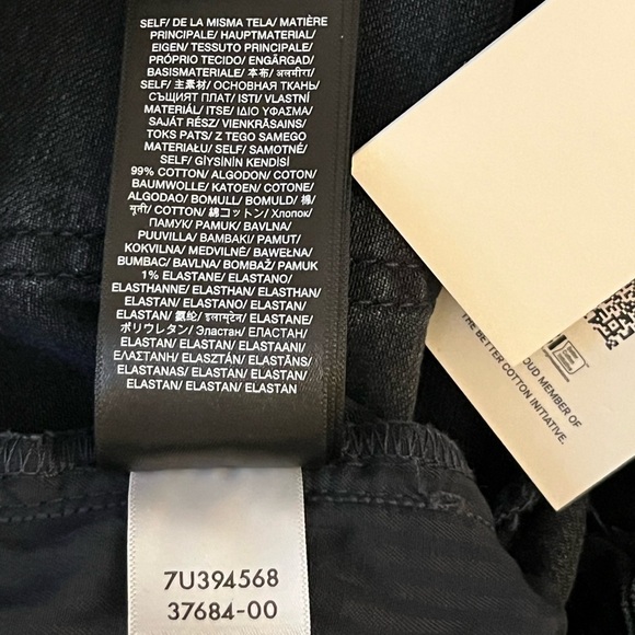 7 For All Mankind Blue Denim Easy Slim Cotton Straight Leg Jeans Size: 26 - Picture 7 of 9